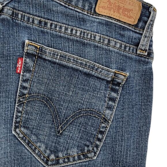 LEVI'S 529 "Curvy Boot" Zip Fly Low Waist Boot Cut Jeans 2013 - Size 4M - Picture 5 of 8